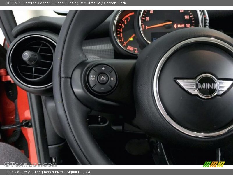 Blazing Red Metallic / Carbon Black 2016 Mini Hardtop Cooper 2 Door
