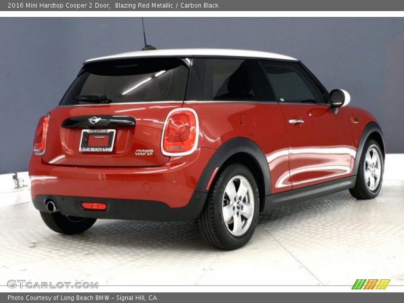Blazing Red Metallic / Carbon Black 2016 Mini Hardtop Cooper 2 Door