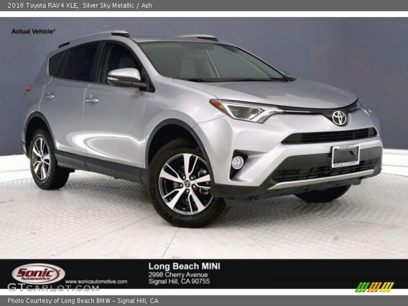Silver Sky Metallic / Ash 2016 Toyota RAV4 XLE