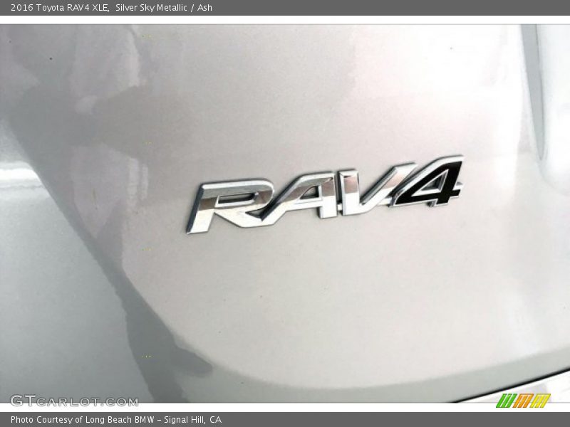 Silver Sky Metallic / Ash 2016 Toyota RAV4 XLE