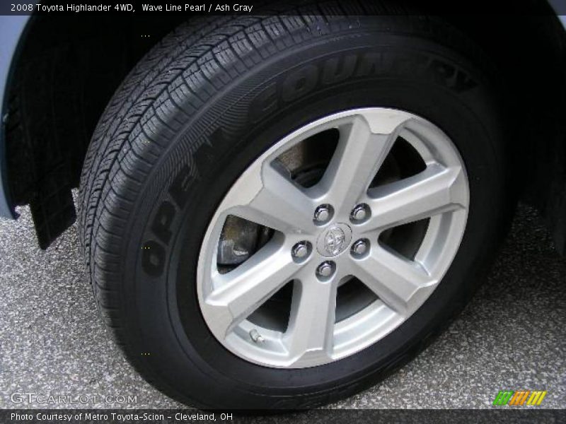 Wave Line Pearl / Ash Gray 2008 Toyota Highlander 4WD
