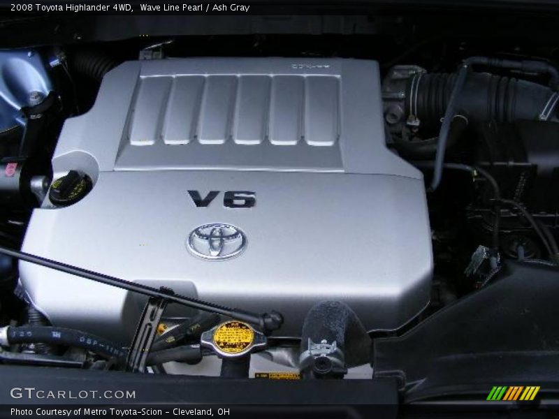 Wave Line Pearl / Ash Gray 2008 Toyota Highlander 4WD