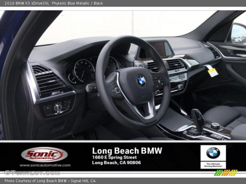 Phytonic Blue Metallic / Black 2019 BMW X3 sDrive30i