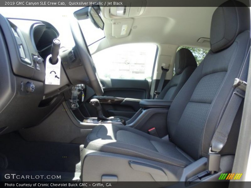 Quicksilver Metallic / Jet Black 2019 GMC Canyon SLE Crew Cab