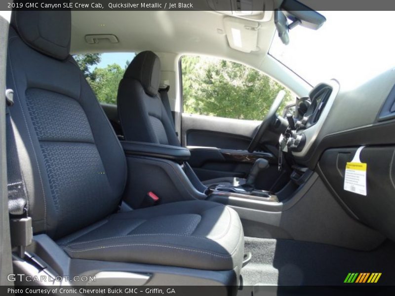 Quicksilver Metallic / Jet Black 2019 GMC Canyon SLE Crew Cab