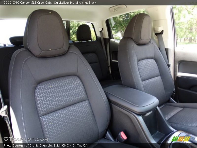 Quicksilver Metallic / Jet Black 2019 GMC Canyon SLE Crew Cab