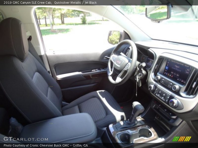 Quicksilver Metallic / Jet Black 2019 GMC Canyon SLE Crew Cab