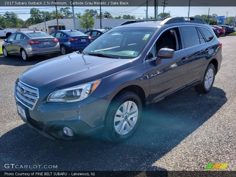 Carbide Gray Metallic / Slate Black 2017 Subaru Outback 2.5i Premium