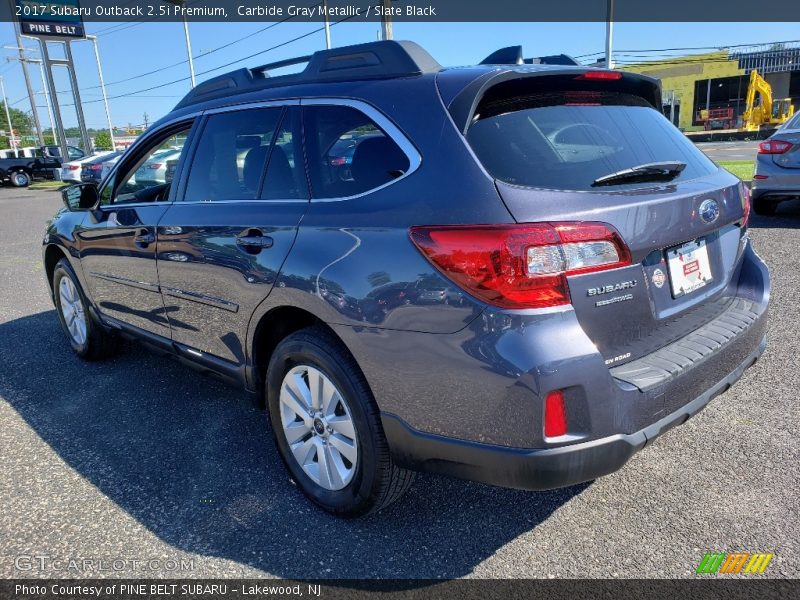 Carbide Gray Metallic / Slate Black 2017 Subaru Outback 2.5i Premium