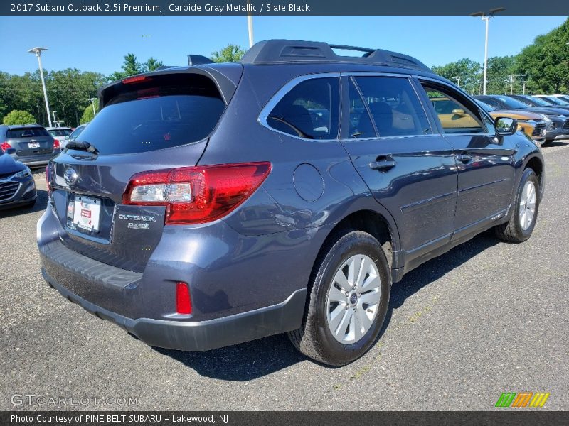 Carbide Gray Metallic / Slate Black 2017 Subaru Outback 2.5i Premium