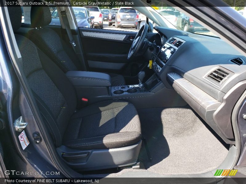 Carbide Gray Metallic / Slate Black 2017 Subaru Outback 2.5i Premium