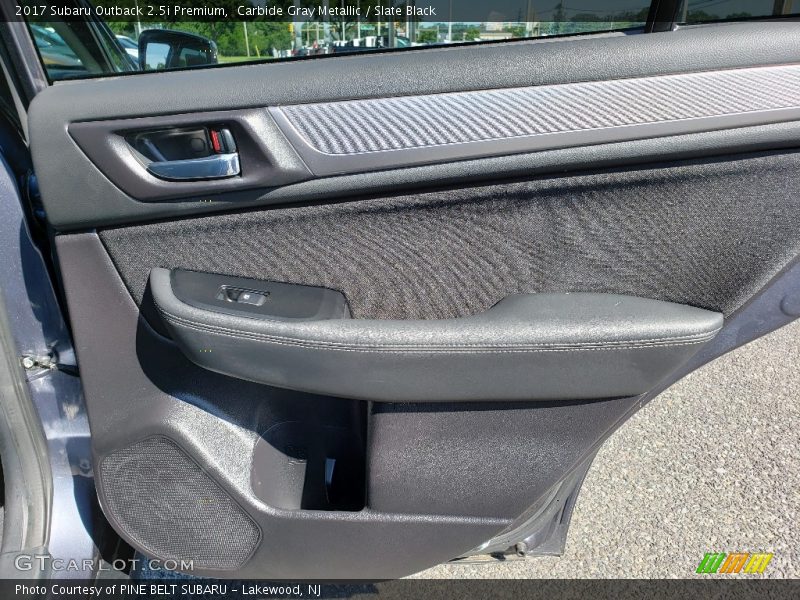 Carbide Gray Metallic / Slate Black 2017 Subaru Outback 2.5i Premium