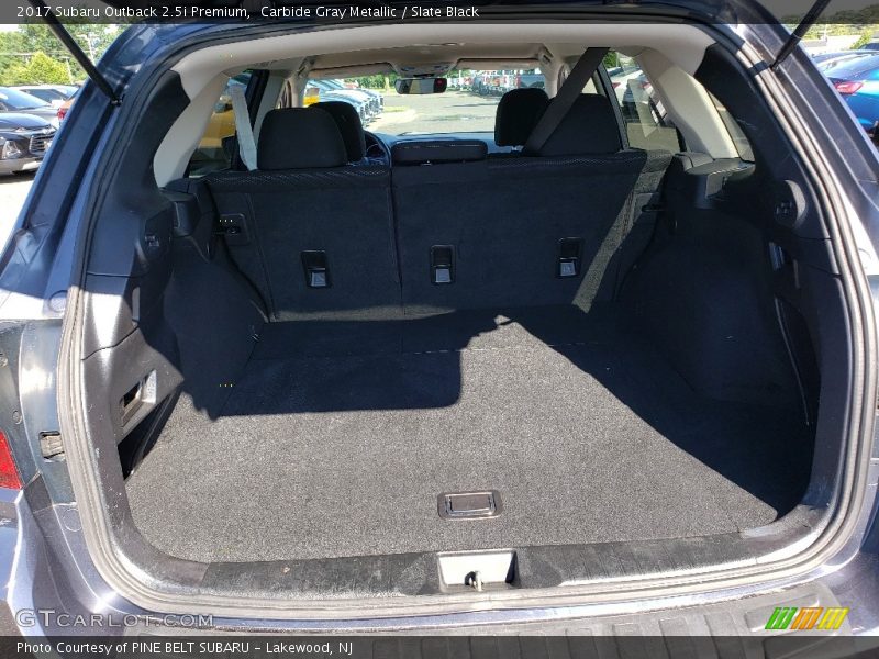 Carbide Gray Metallic / Slate Black 2017 Subaru Outback 2.5i Premium