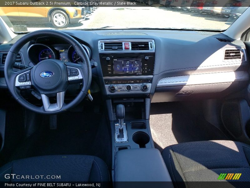 Carbide Gray Metallic / Slate Black 2017 Subaru Outback 2.5i Premium