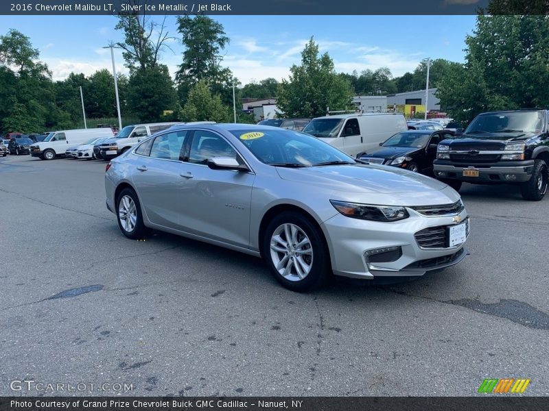 Silver Ice Metallic / Jet Black 2016 Chevrolet Malibu LT