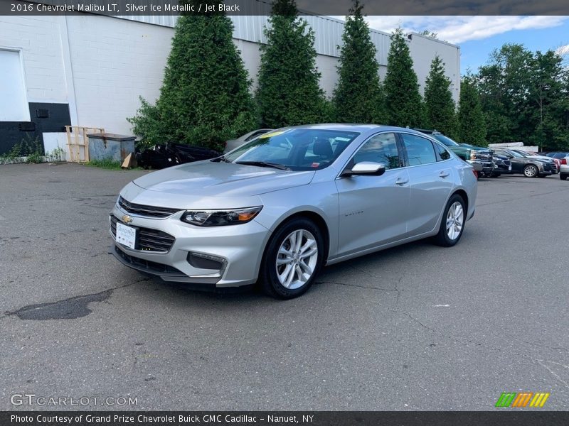 Silver Ice Metallic / Jet Black 2016 Chevrolet Malibu LT