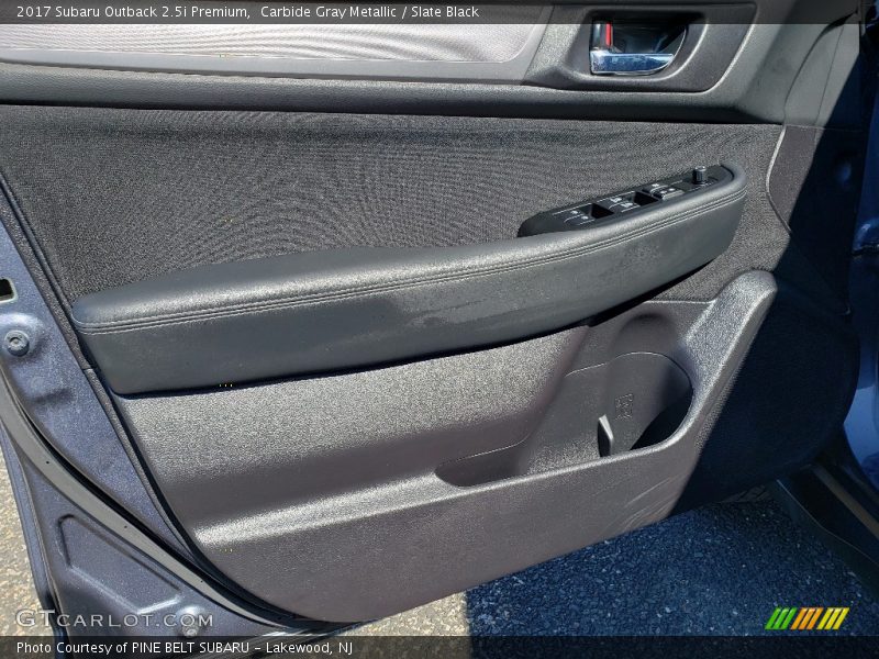 Carbide Gray Metallic / Slate Black 2017 Subaru Outback 2.5i Premium