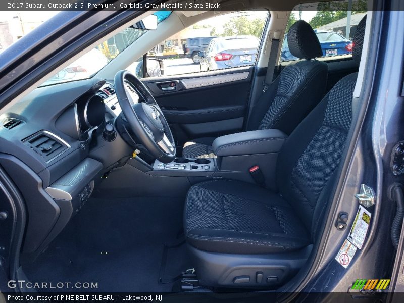 Carbide Gray Metallic / Slate Black 2017 Subaru Outback 2.5i Premium