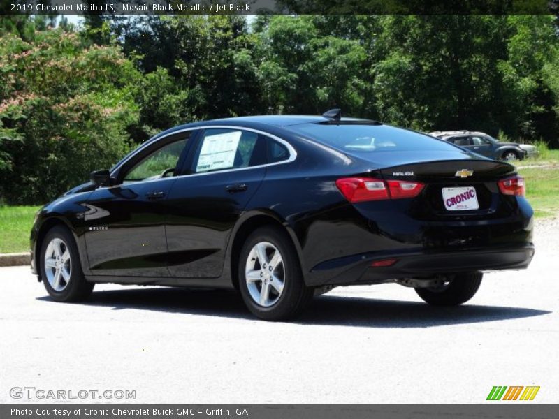 Mosaic Black Metallic / Jet Black 2019 Chevrolet Malibu LS