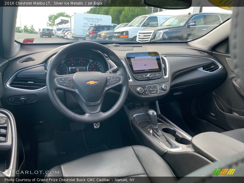 Silver Ice Metallic / Jet Black 2016 Chevrolet Malibu LT