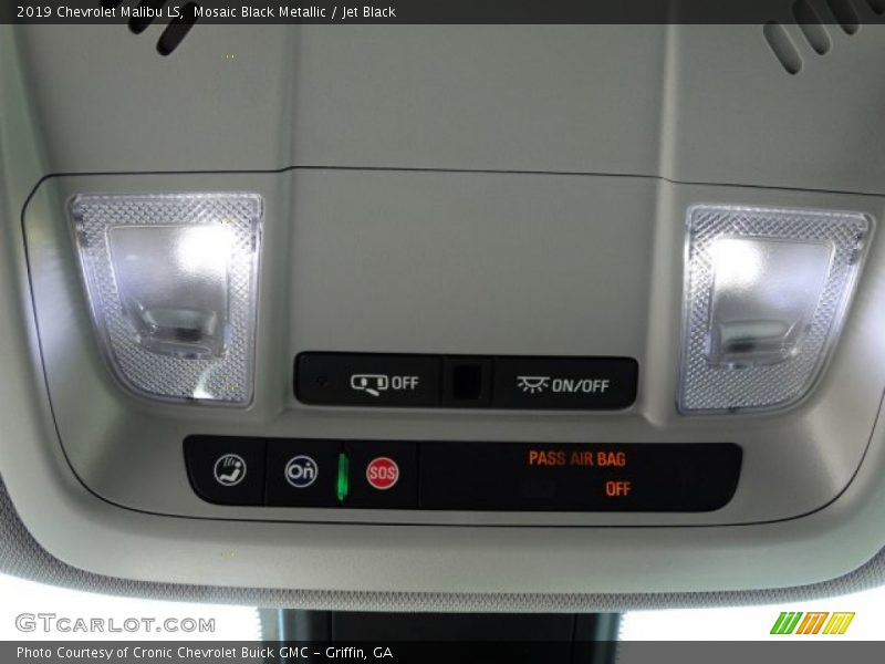 Mosaic Black Metallic / Jet Black 2019 Chevrolet Malibu LS