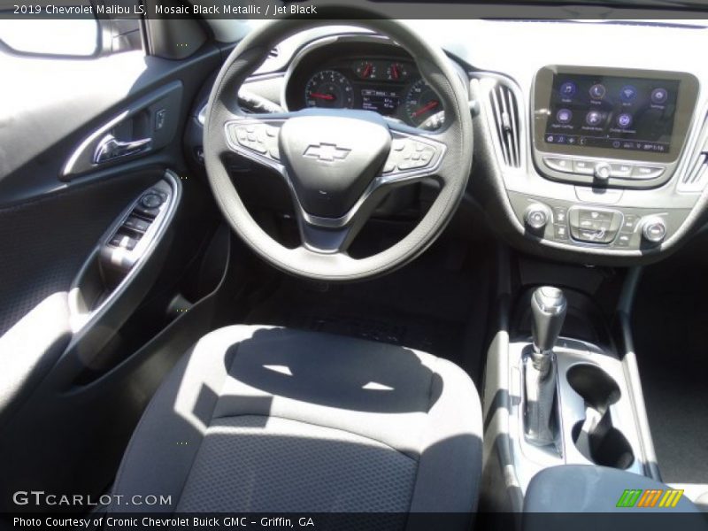 Mosaic Black Metallic / Jet Black 2019 Chevrolet Malibu LS