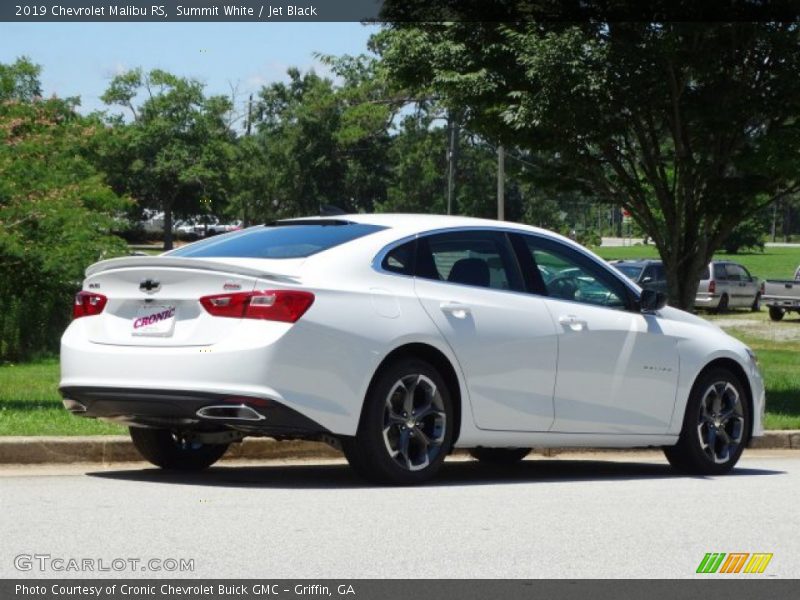 Summit White / Jet Black 2019 Chevrolet Malibu RS