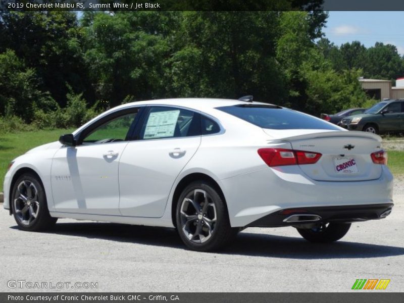 Summit White / Jet Black 2019 Chevrolet Malibu RS