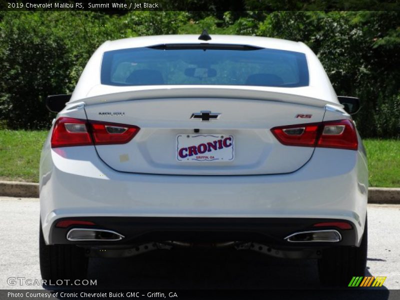 Summit White / Jet Black 2019 Chevrolet Malibu RS