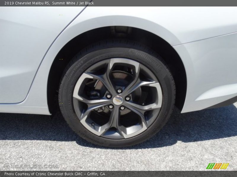 Summit White / Jet Black 2019 Chevrolet Malibu RS