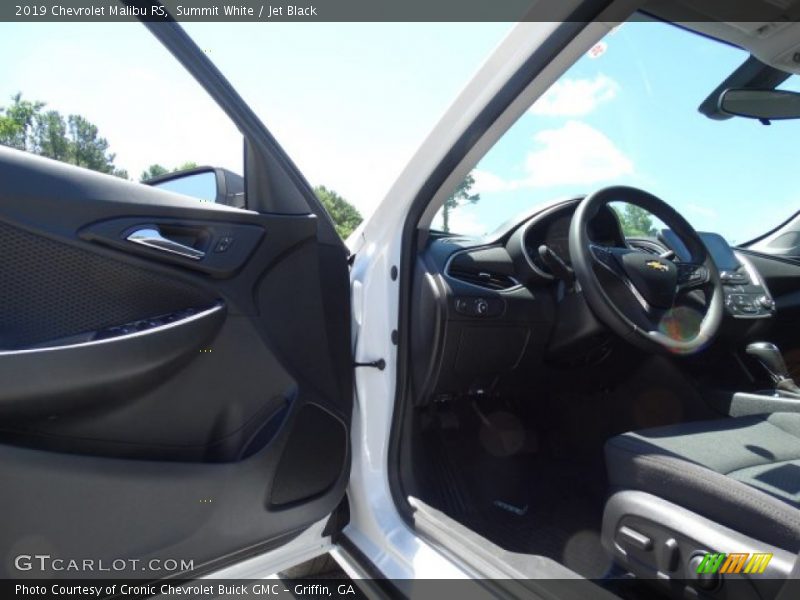 Summit White / Jet Black 2019 Chevrolet Malibu RS