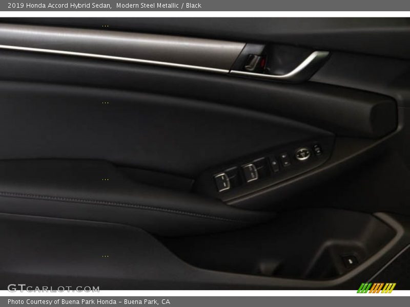 Modern Steel Metallic / Black 2019 Honda Accord Hybrid Sedan