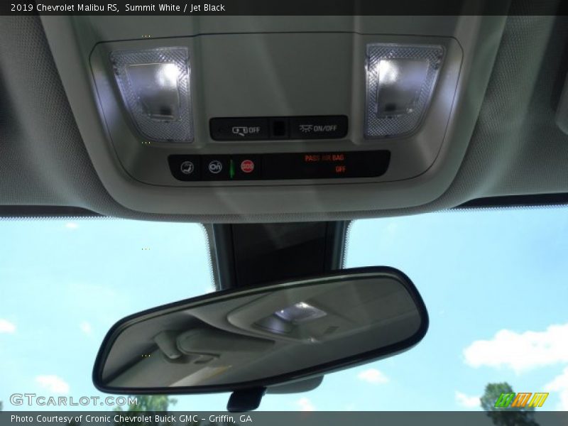 Summit White / Jet Black 2019 Chevrolet Malibu RS