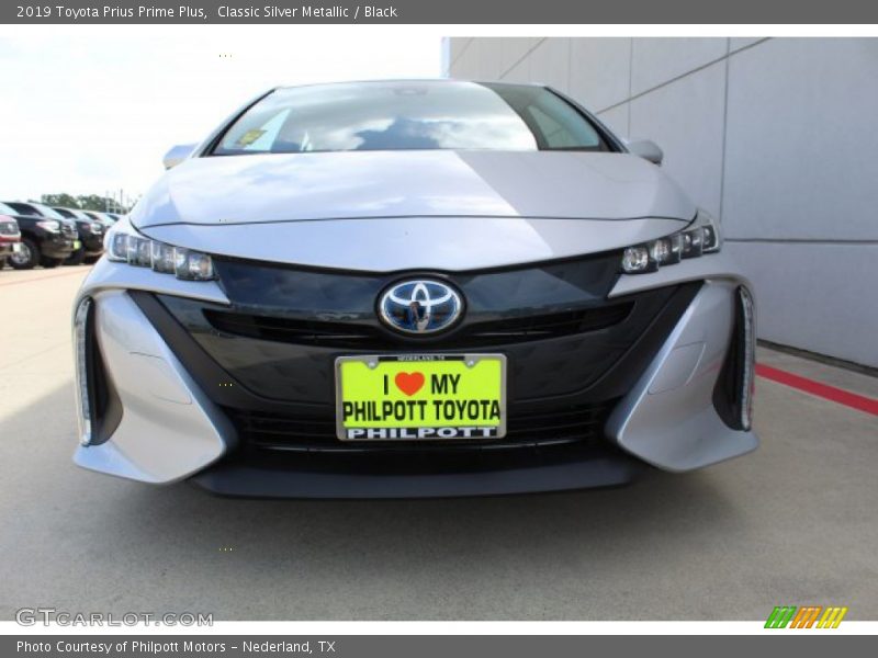 Classic Silver Metallic / Black 2019 Toyota Prius Prime Plus