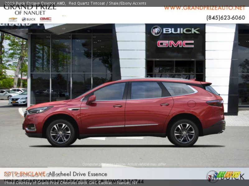 Red Quartz Tintcoat / Shale/Ebony Accents 2019 Buick Enclave Essence AWD
