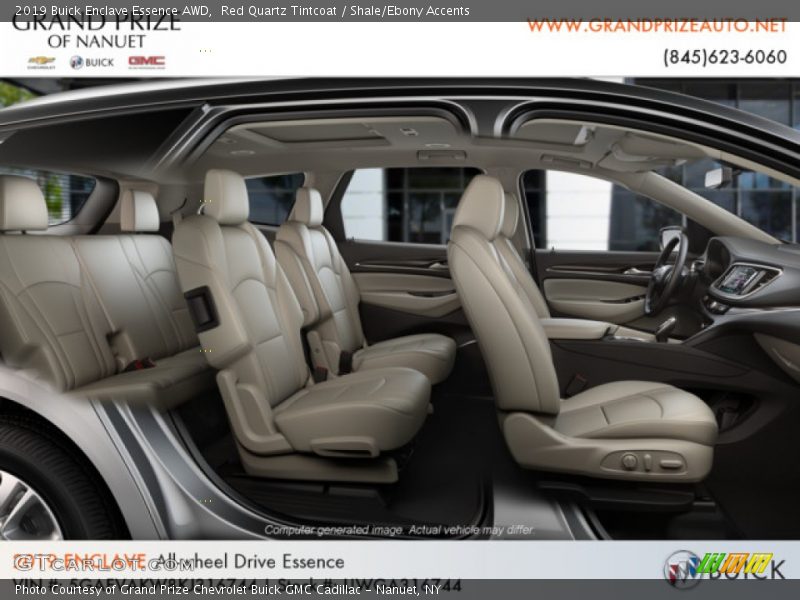 Red Quartz Tintcoat / Shale/Ebony Accents 2019 Buick Enclave Essence AWD
