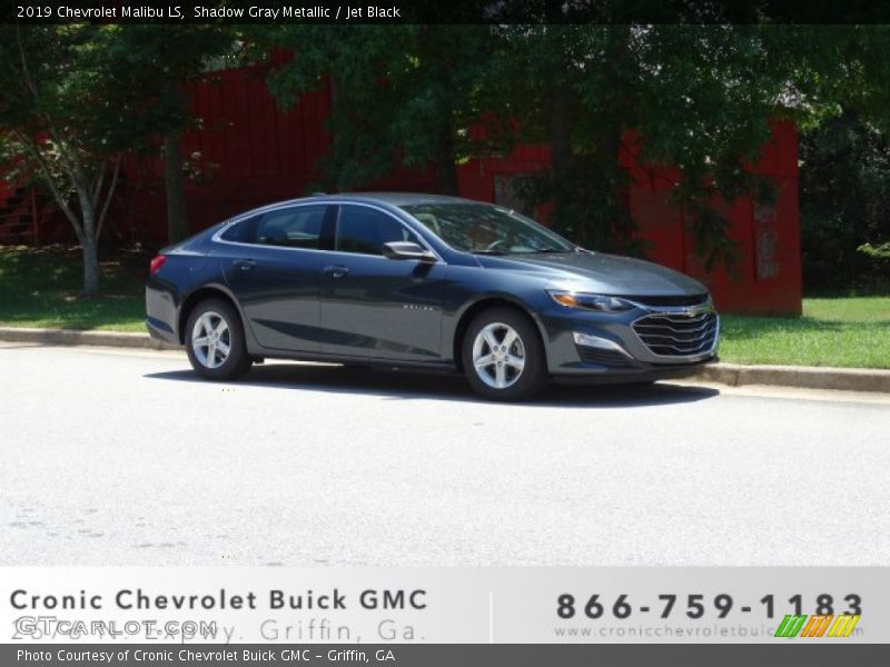 Shadow Gray Metallic / Jet Black 2019 Chevrolet Malibu LS