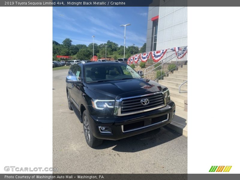 Midnight Black Metallic / Graphite 2019 Toyota Sequoia Limited 4x4