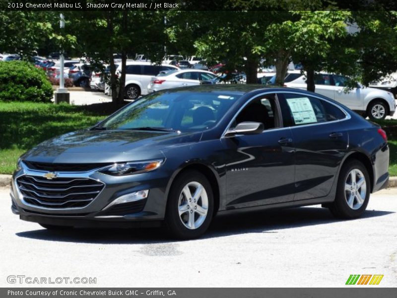 Shadow Gray Metallic / Jet Black 2019 Chevrolet Malibu LS