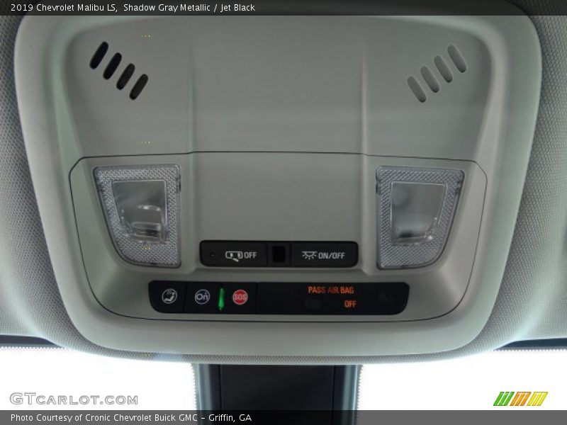 Shadow Gray Metallic / Jet Black 2019 Chevrolet Malibu LS