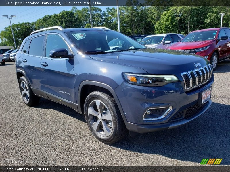 Blue Shade Pearl / Black 2019 Jeep Cherokee Limited 4x4