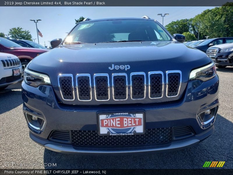 Blue Shade Pearl / Black 2019 Jeep Cherokee Limited 4x4