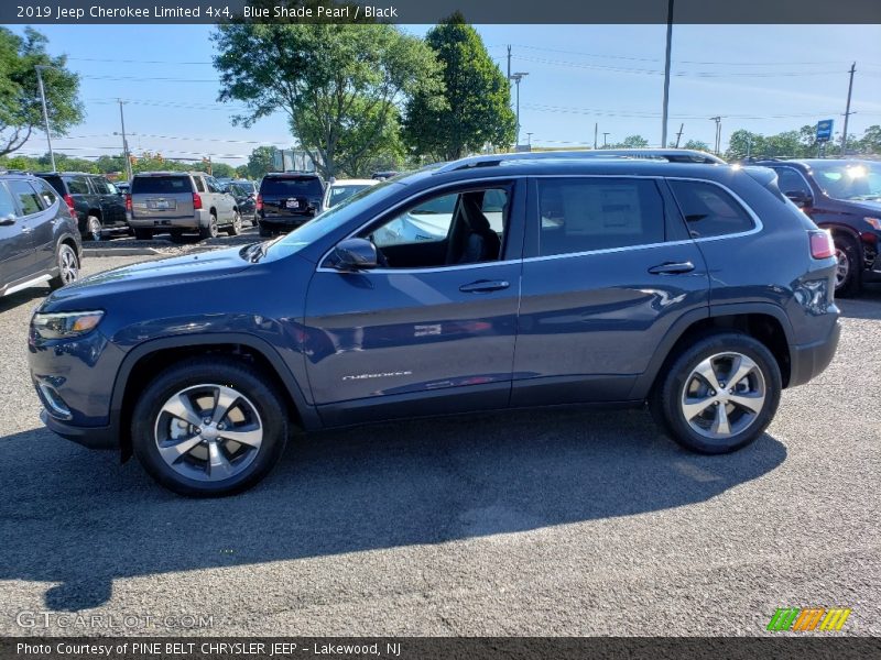 Blue Shade Pearl / Black 2019 Jeep Cherokee Limited 4x4