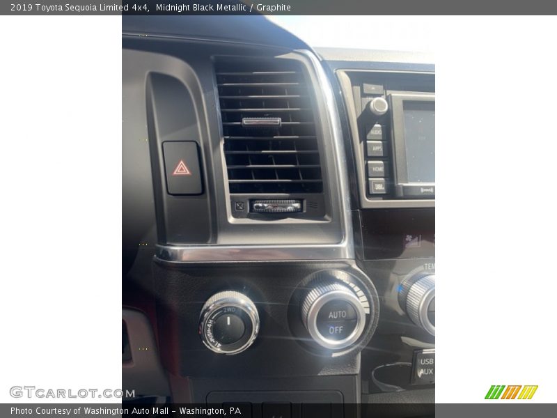 Midnight Black Metallic / Graphite 2019 Toyota Sequoia Limited 4x4
