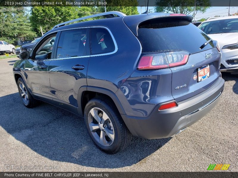 Blue Shade Pearl / Black 2019 Jeep Cherokee Limited 4x4