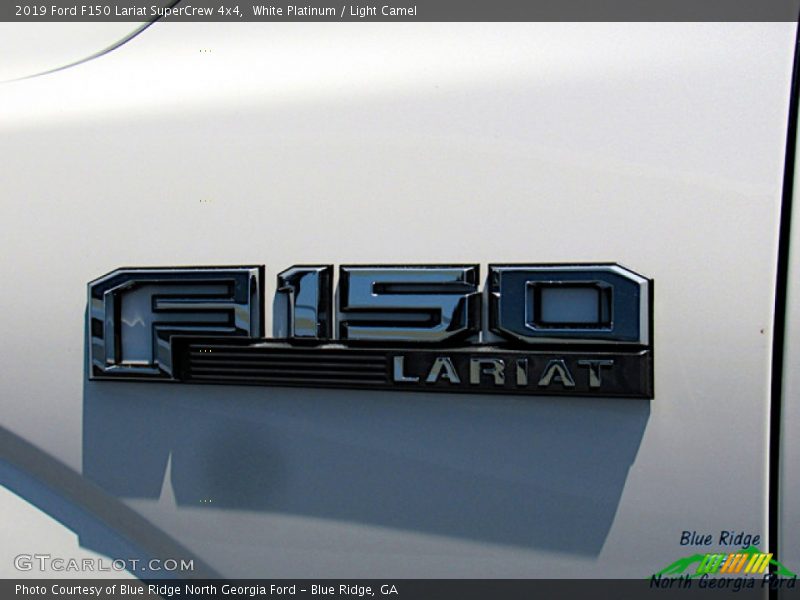 White Platinum / Light Camel 2019 Ford F150 Lariat SuperCrew 4x4