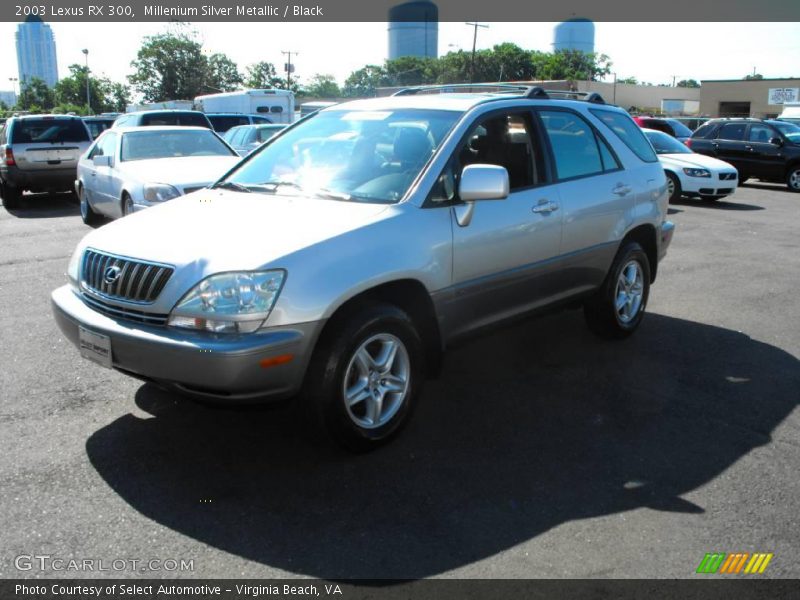 Millenium Silver Metallic / Black 2003 Lexus RX 300