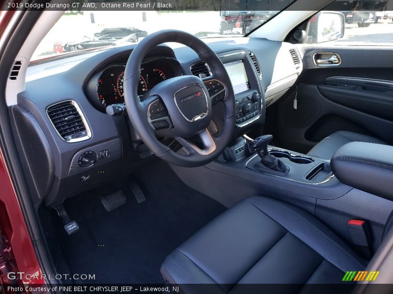 Octane Red Pearl / Black 2019 Dodge Durango GT AWD