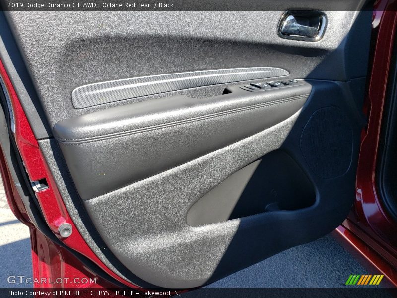 Octane Red Pearl / Black 2019 Dodge Durango GT AWD