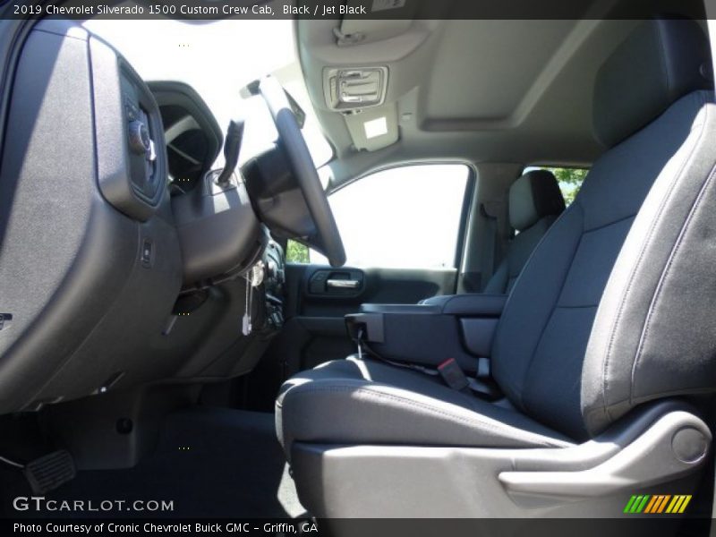 Black / Jet Black 2019 Chevrolet Silverado 1500 Custom Crew Cab